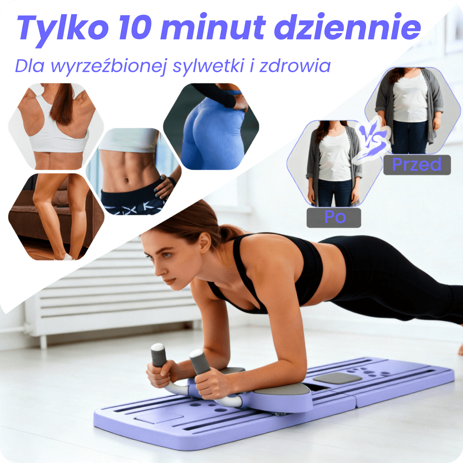 Składana deska do pompek: trening całego ciała 💪