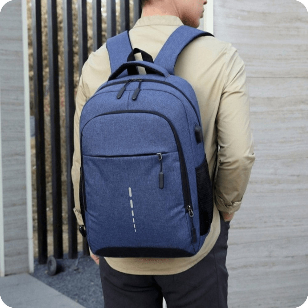Pojemny plecak studencki Oxford wielofunkcyjny jednokolorowy biznesowo-podróżny 🎒