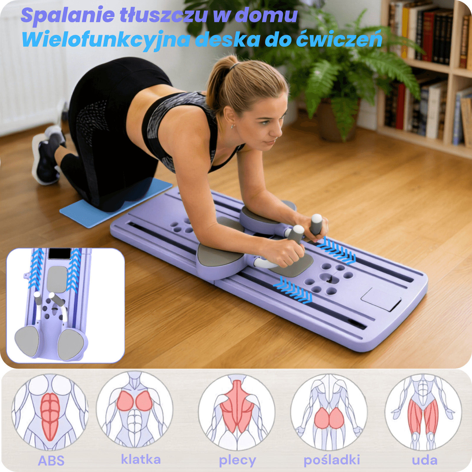 Składana deska do pompek: trening całego ciała 💪