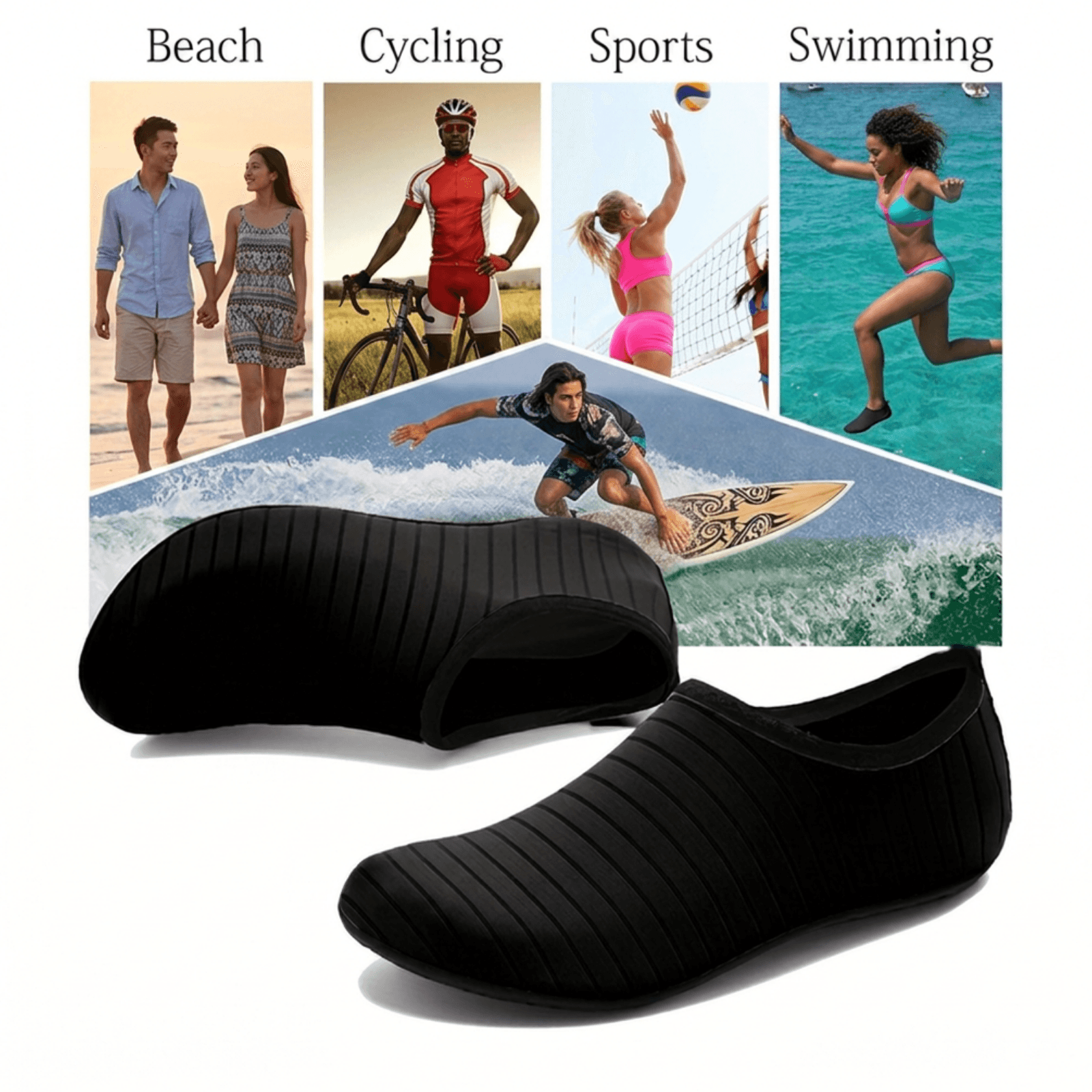Buty do wody, antypoślizgowe, szybkoschnące, unisex 🌊