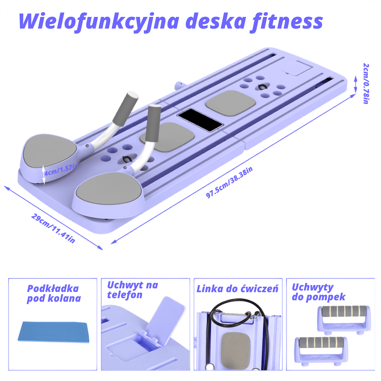 Składana deska do pompek: trening całego ciała 💪