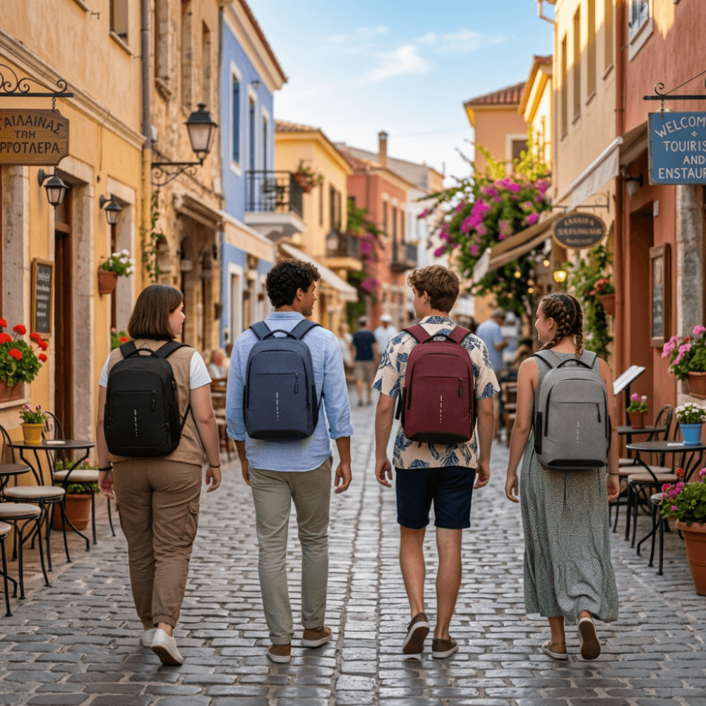 Pojemny plecak studencki Oxford wielofunkcyjny jednokolorowy biznesowo-podróżny 🎒